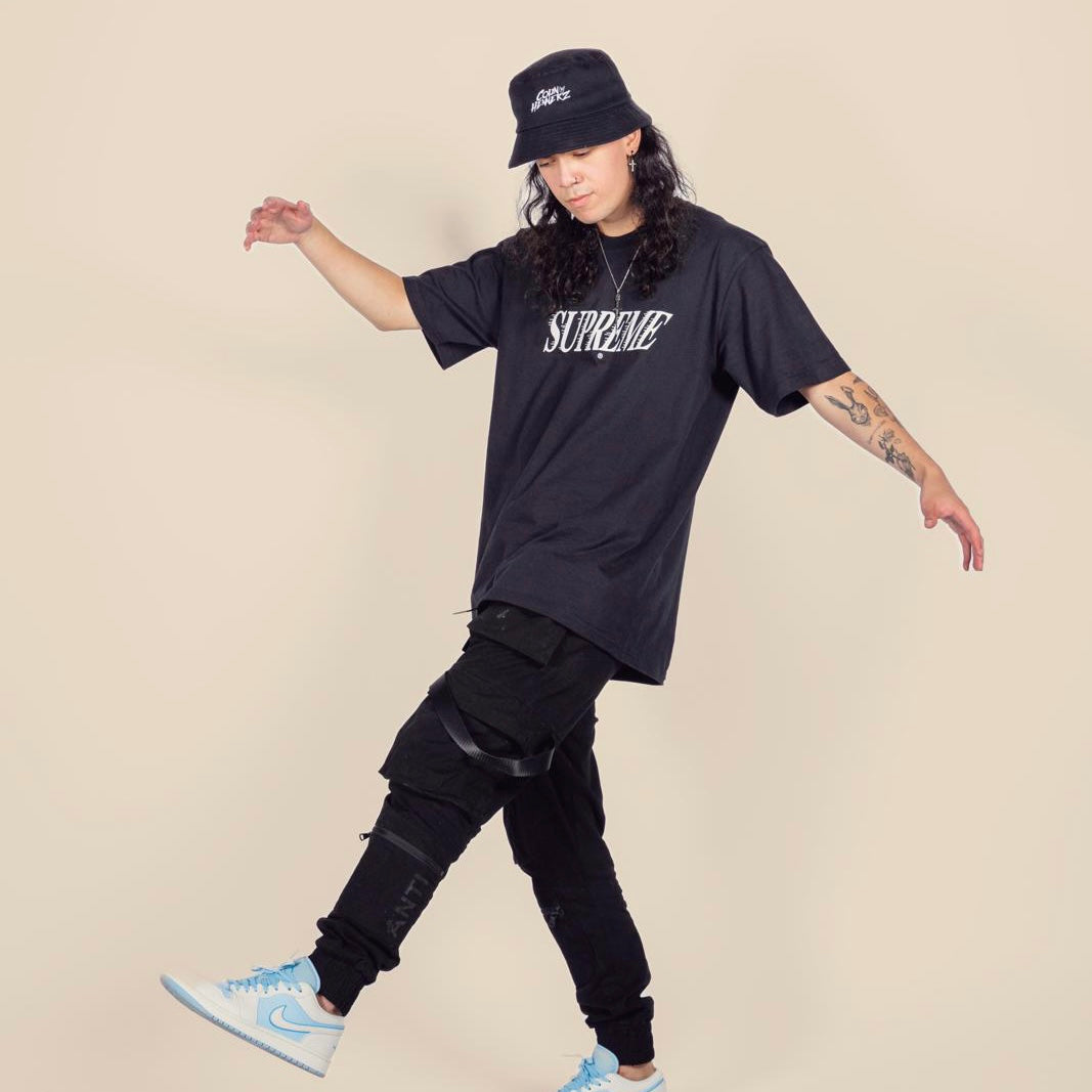 Black Bucket Hat - Colin Hennerz Embroided Logo